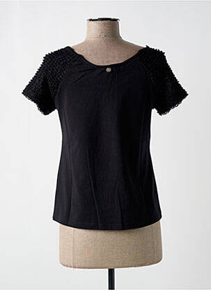T-shirt noir PAUL BRIAL femme