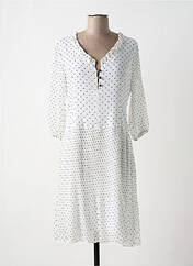 Robe mi-longue blanc PAUL BRIAL pour femme seconde vue