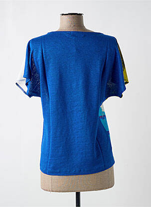 T-shirt bleu PAUL BRIAL femme