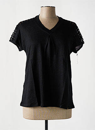 T-shirt noir PAUL BRIAL femme