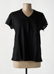 T-shirt noir PAUL BRIAL femme