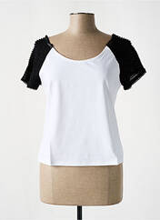 T-shirt blanc PAUL BRIAL pour femme seconde vue
