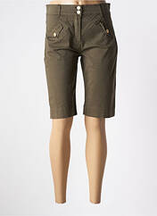 Bermuda kaki PAUL BRIAL pour femme seconde vue