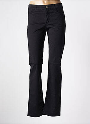 Pantalon droit noir PAUL BRIAL pour femme