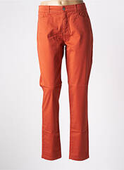 Pantalon slim orange PAUL BRIAL pour femme seconde vue