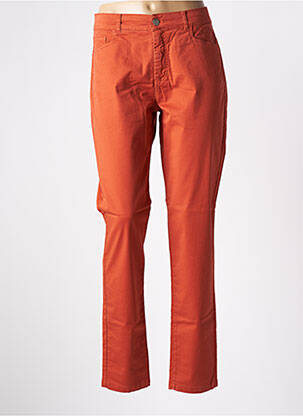 Pantalon slim orange PAUL BRIAL pour femme