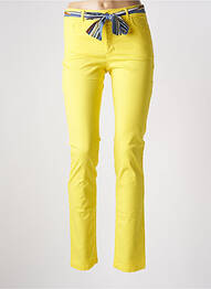 Pantalon slim jaune PAUL BRIAL femme