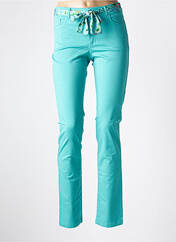 Pantalon slim bleu PAUL BRIAL pour femme seconde vue