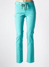 Pantalon slim bleu PAUL BRIAL femme