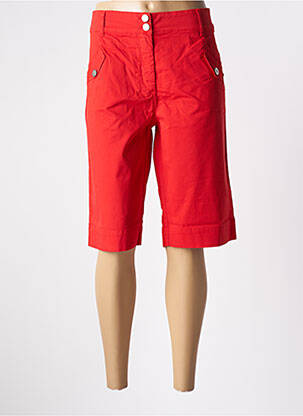 Bermuda rouge PAUL BRIAL femme