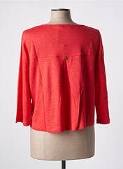 Gilet manches longues orange PAUL BRIAL pour femme seconde vue