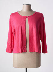 Gilet manches longues rose PAUL BRIAL pour femme seconde vue