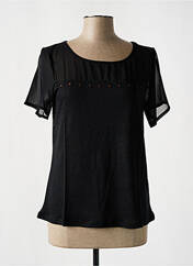 T-shirt noir PAUL BRIAL pour femme seconde vue