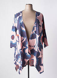 Gilet manches longues rose G!OZE femme