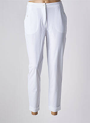 Pantalon slim blanc MALOKA femme