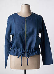 Veste casual bleu MALOKA pour femme seconde vue