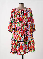 Robe mi-longue rouge MALOKA pour femme seconde vue