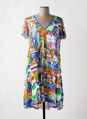 Robe mi-longue bleu MALOKA pour femme seconde vue