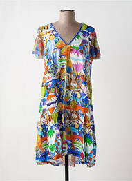 Robe mi-longue bleu MALOKA femme