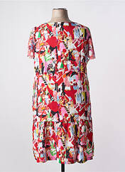 Robe mi-longue rouge MALOKA pour femme seconde vue