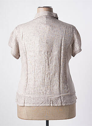 Chemisier taupe MALOKA femme