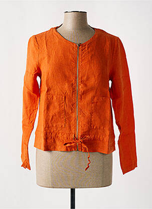 Veste casual orange MALOKA femme