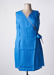 Robe courte bleu MALOKA pour femme seconde vue