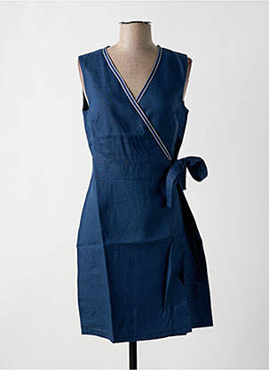 Robe mi-longue bleu MALOKA femme