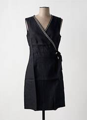 Robe mi-longue noir MALOKA pour femme seconde vue