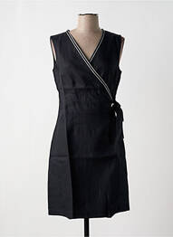 Robe mi-longue noir MALOKA femme