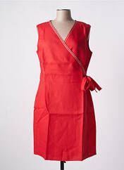 Robe courte rouge MALOKA pour femme seconde vue