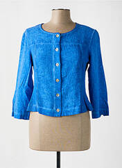 Veste casual bleu MALOKA pour femme seconde vue