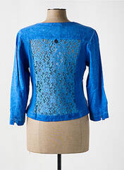 Veste casual bleu MALOKA pour femme seconde vue