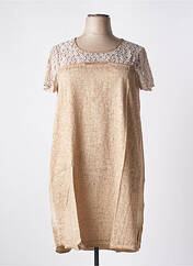 Robe courte marron MALOKA pour femme seconde vue