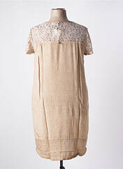 Robe courte marron MALOKA pour femme seconde vue
