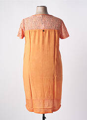 Robe courte orange MALOKA pour femme seconde vue