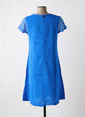 Robe mi-longue bleu MALOKA pour femme seconde vue