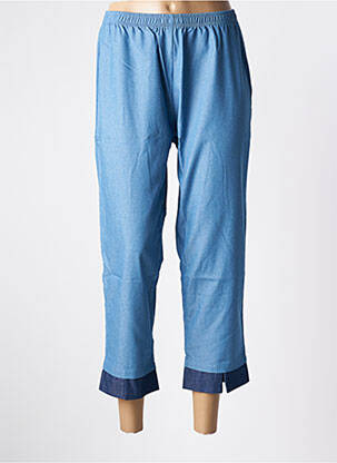 Pantalon 7/8 bleu G!OZE femme
