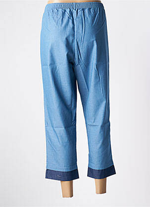 Pantalon 7/8 bleu G!OZE femme