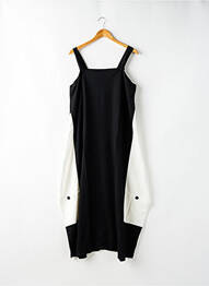 Robe mi-longue noir G!OZE femme