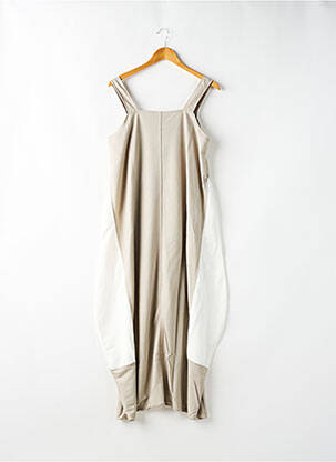 Robe mi-longue ecru G!OZE femme