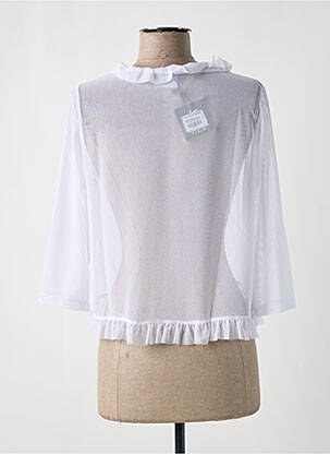 Gilet manches longues blanc G!OZE femme