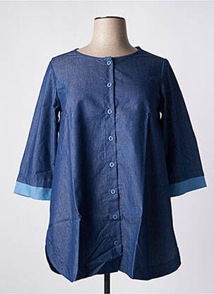 Tunique manches longues bleu G!OZE femme