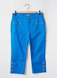 Pantacourt bleu PAUL BRIAL femme