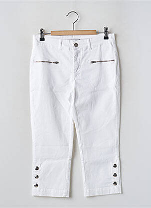 Pantacourt blanc PAUL BRIAL femme