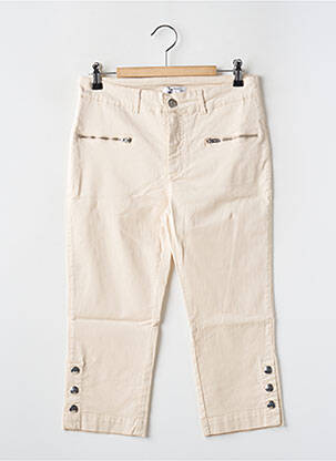 Pantacourt beige PAUL BRIAL femme