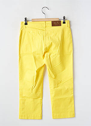 Pantacourt jaune PAUL BRIAL femme