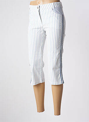 Pantacourt bleu PAUL BRIAL femme