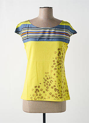 T-shirt jaune PAUL BRIAL pour femme