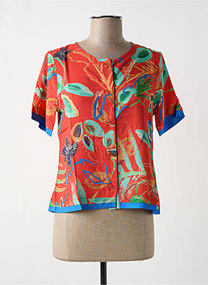 Chemisier orange PAUL BRIAL femme
